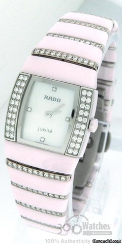 Rado Jubile Sintra Pink Ceramic Mother of Pearl Diamond Watch watches