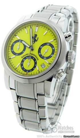 Girard Perregaux Ferrari 8020 Yellow Dial Automatic Chronograph Date Watch watches