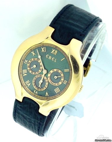 Ebel Lichine 18K Gold Power Reserve Date Watch watches