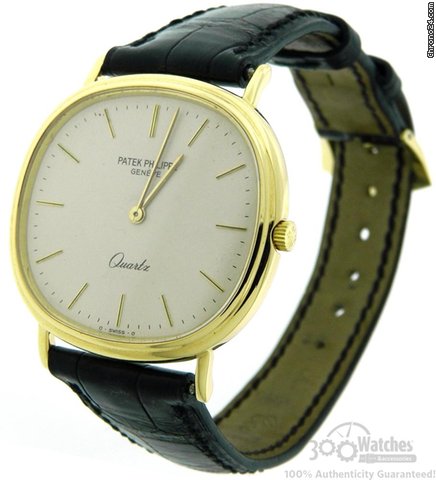 Patek Philippe Rare Men's Calatrava 18K Gold Quartz Watch watches