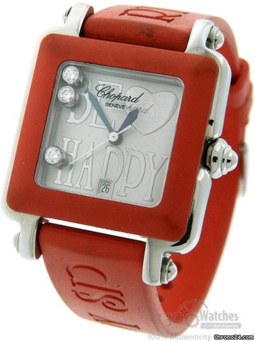 Chopard Be Happy 27/8896-402 Diamond Quartz Date Watch watches