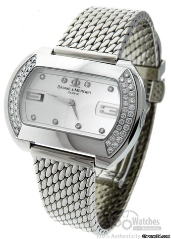 Baume & Mercier Ladies & Hampton City 65412 Original Diamond Quartz Watch watches