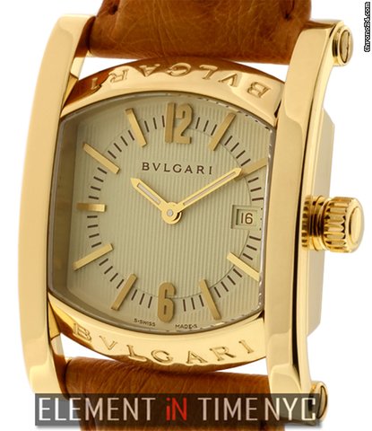 Bulgari Assiamo 18k Yellow Gold Ivory Dial 30mm AA 39 G watches