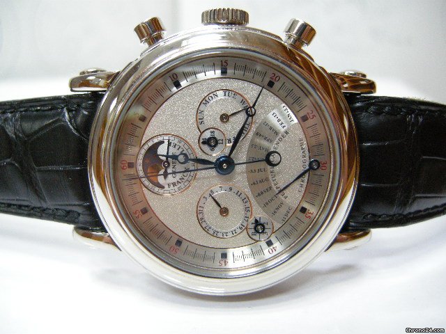 Franck Muller 7000 QP E White Gold Perpetuel Calender Chrono watches