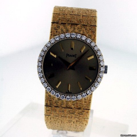 Piaget Classique Ladies Diamond Yellow Gold Pre-owned watches
