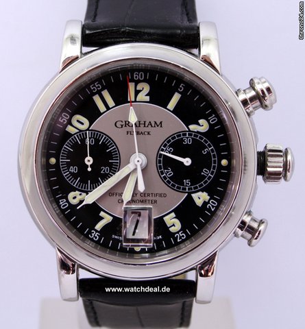 Graham Flyback Chrono mit Box + Pap. Ref 25FL673 watches