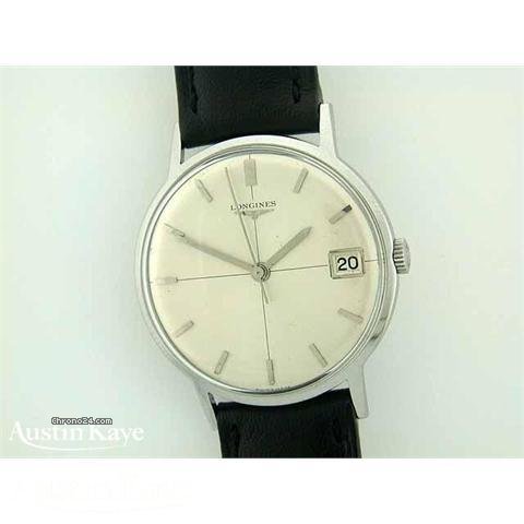 Longines Vintage steel manual on strap watches