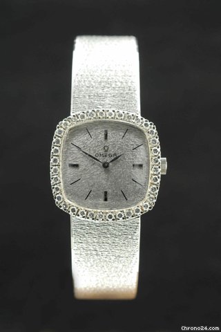 Omega Damenuhr in Weissgold watches