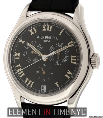 Patek Philippe Complications Annual Calendar 18k White Gold 37mm 5035G watches