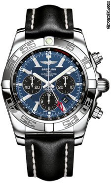 Breitling Chronomat GMT Leather Strap watches