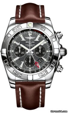 Breitling Chronomat GMT Leather Strap watches
