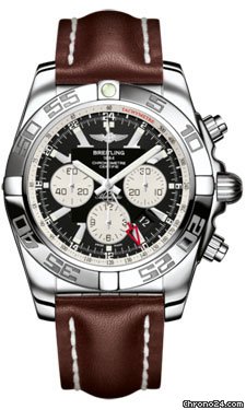Breitling Chronomat GMT Leather Strap watches