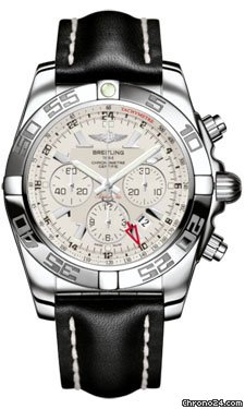 Breitling Chronomat GMT Leather Strap watches