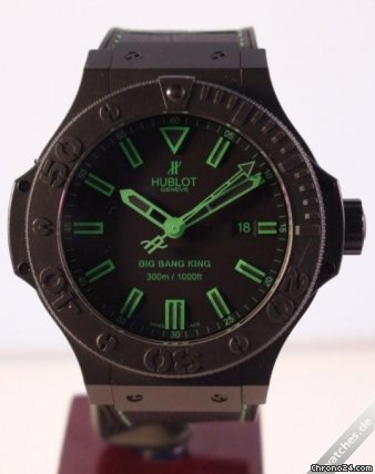 Hublot Big Bang King All Black Green - All Black Green watches