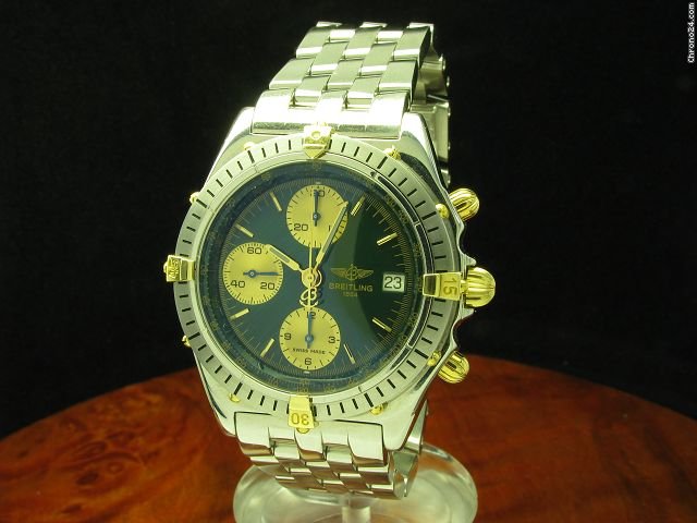 Breitling Chronomat 18kt Gold / Edelstahl Chronograph Automatic Herrenuhr watches