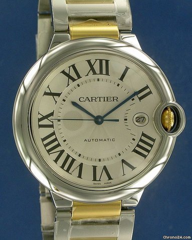 Cartier Ballon Bleu GM Automatic Gold/Steel !!NEW!! watches