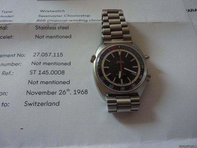 Omega Seamaster Chronostop watches