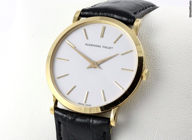 Audemars Piguet 18 KARAT GELBGOLD ULTRAFLACH HERRENUHR VON 1990 watches