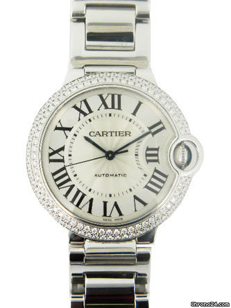 Cartier 18k white gold Medium Ballon Bleu watches