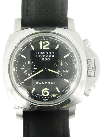 Panerai stainless steel Flyback 1950 Chronograph watches