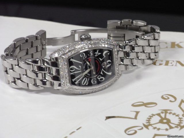 Franck Muller Conquistador 8005 L Custom set diamonds watches