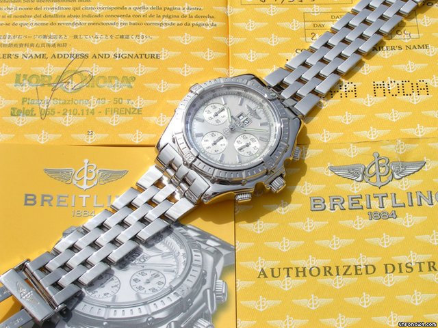 Breitling Crosswind Special MOP 750/18K WG watches