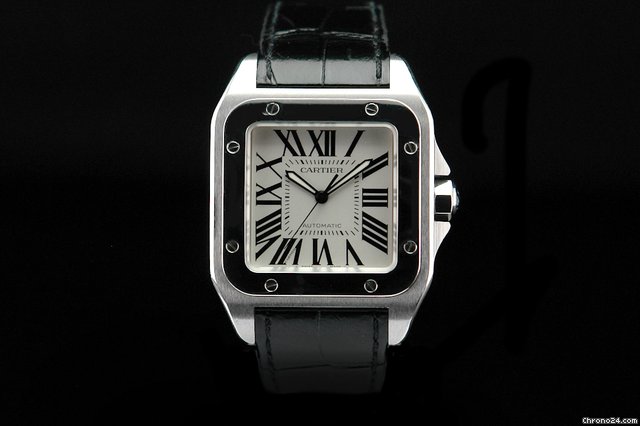 Cartier Santos 100 XL Automatik gro es Modell aus 2004 Neuwertig watches