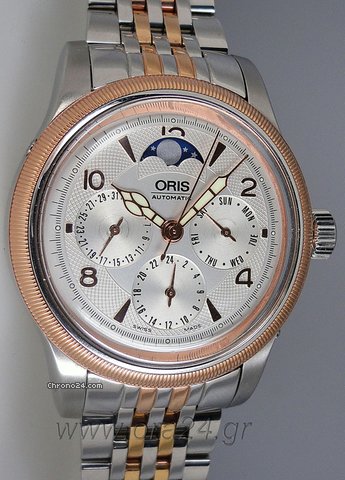 Oris Aviation Big Crown Complication Rose Gold/Steel 2008 watches