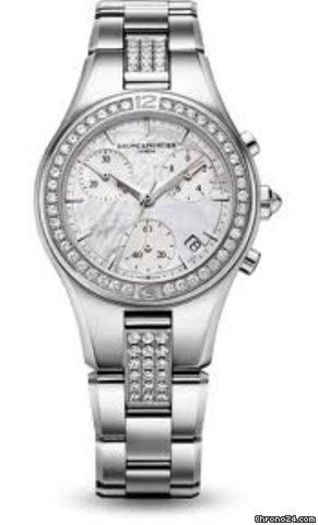 Baume & Mercier & Modello Linea Chronograph Con Diamanti Ref.10017 watches