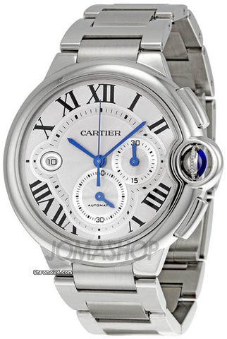 Cartier Ballon Bleu Silver Dial Chronograph Mens Watch W6920002 watches