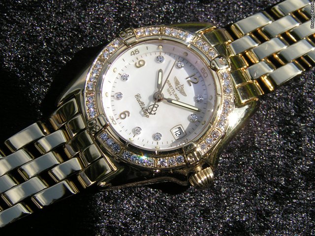 Breitling Callistino Perlmutt ZB MOP 750/18K Brillanten watches
