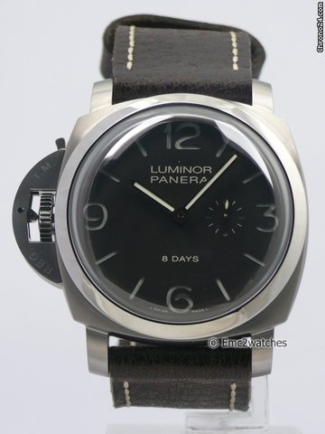 Panerai Luminor 1950 Destro 8 Days Titanio Special Edition PAM 368 watches