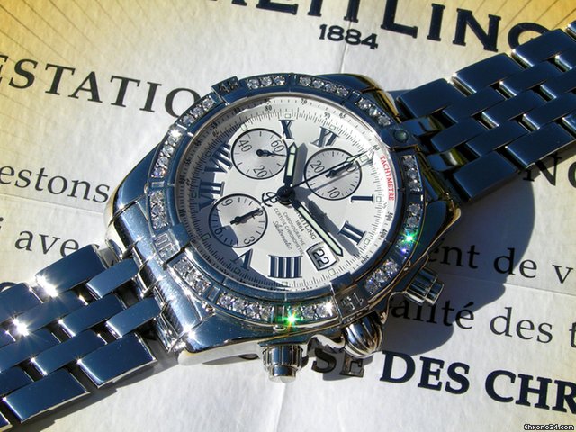 Replica Breitling Chronomat Evolution weisses Zifferblatt Watch