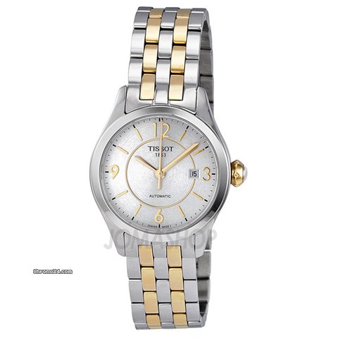 Tissot T-One Automatic Silver Dial Two-Tone Ladies Watch T0380072203700 watches
