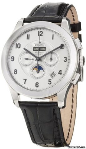 Zenith 03-0520-410-02C492GB Class Moon Phase Chronograph, Steel watches