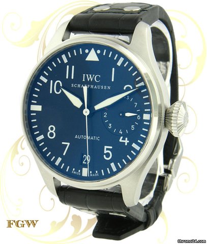IWC IW500401 Big Pilot, Steel watches