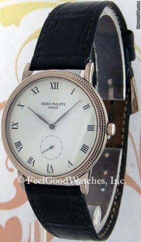 Patek Philippe 3919G Calatrava, White Gold watches