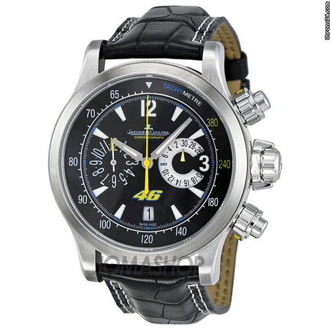 Jaeger-LeCoultre Master Compressor Valentino Rossi Black Dial Chronograph Mens Watch Q175847V watches