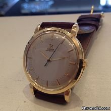 Omega vintage 1947 auto bumper 18k yellow gold mint condition watches