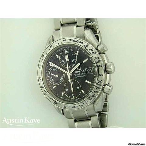 Omega Speedmaster steel automatic chronograph on bracelet watches