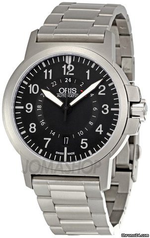 Oris BC3 Air Racing Black Dial Stainless Steel Case GMT Mens Watch 668-7647-7184SET watches