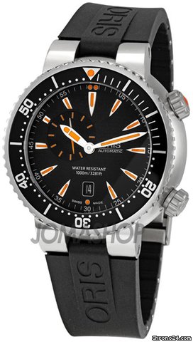 Oris Divers Small Second Date Mens Automatic Watch 643-7609-8454RS watches