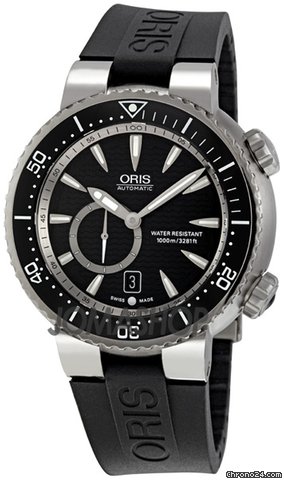 Oris Titan Divers Small Second Date Automatic Watch 643-7638-7454RS watches