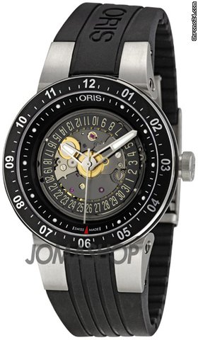 Oris Mens Williams F1 Team Skeleton Date Automatic Watch 733-7613-4114RS watches