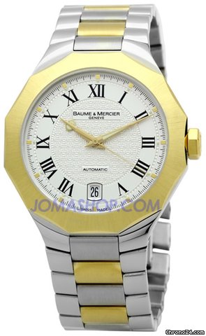 Baume & Mercier and 18kt Gold Two-Tone Riviera Mens Watch 8598 watches