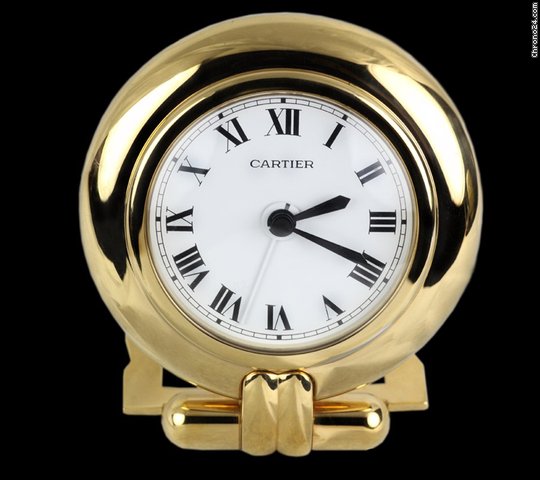 Cartier Travel Desk Clock with Alarm watches