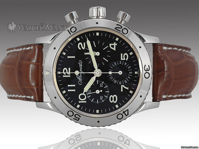 Breguet Type XX Aeronavale Fly-Back Chronograph - Ref 3800ST-92-9W6 - 39mm Stainless Steel watches