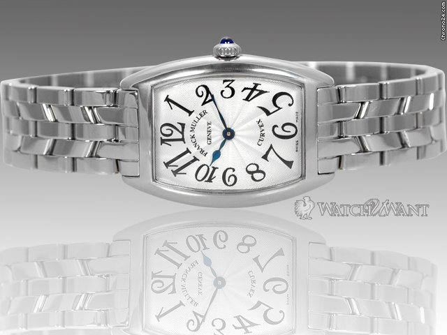 Franck Muller Cintree Curvex - Ref 1752QZ - Tonneau Stainless Steel watches