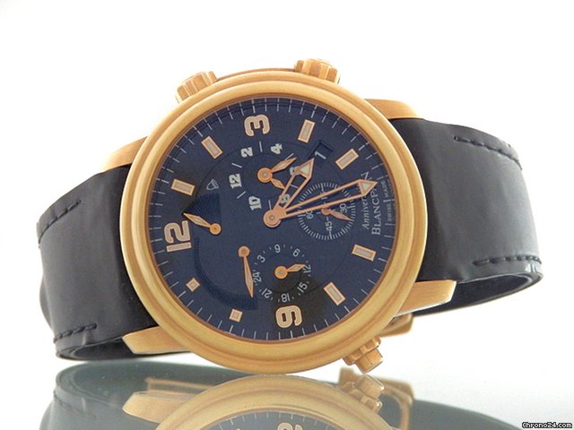 Blancpain Leman GMT Alarm Limited Edition 71/270 18K/Rosegold watches