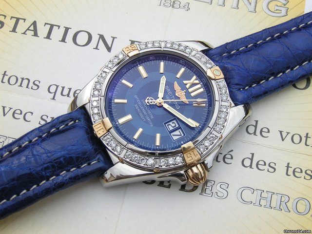 Breitling Cockpit blue dial Brillantl¨¹nette watches